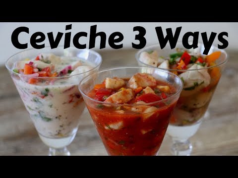 3 Different Ceviche Recipes | Ketchup/Coconut Milk? YUMM!!! | Cooking Is Easy