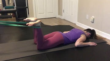 Isometric Hamstrings Curl with Resistance Band