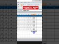 sum formula use in excel #tipsandtricks tip