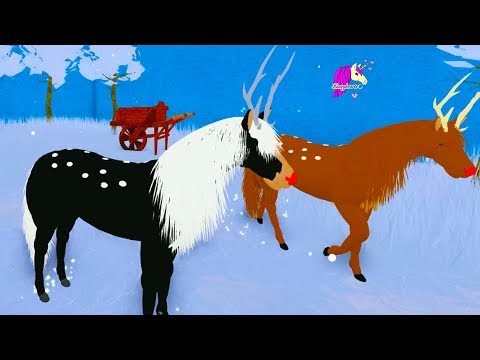 Winter Deer Horses In Winter Snow Roblox Horse World Online Video Game Youtube - roblox horse world with cookie swirl c