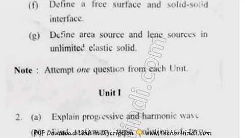 2019 MSc Mathematics 4th Sem Mathematical Aspect of Seismology Question Paper