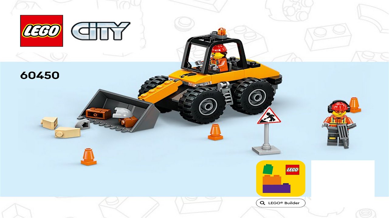 🚧 LEGO instructions 🚧 City 🚧 60450 🚧 Wheel Loader 🚧 - YouTube