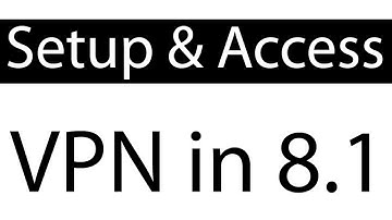 How to Setup and Access VPN in Windows 8.1