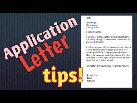 How to write job Application Letter for Production Worker/Operator-Writing Tips