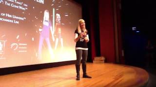 Celebrity Ashley Eckstein discusses her "I know" line Profile