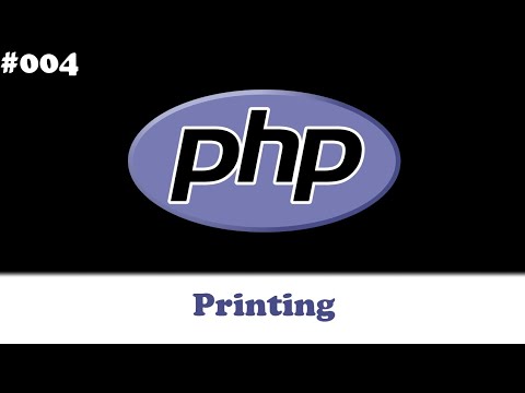 Learn PHP In Arabic - #004 - Printing