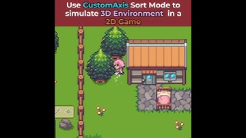 Making 2D Character show Behind Other Sprites - Y sorting explained!