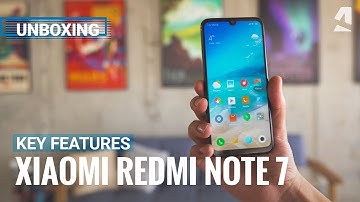 Xiaomi Redmi Note 7 unboxing and key features