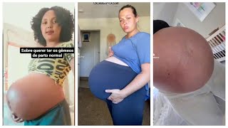 Twin Pregnancy Belly Compilations