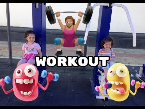 WORKOUT.ვარჯიშის დროა.მარიამი და ლილე სავარჯიშოდ წავიდნენ.