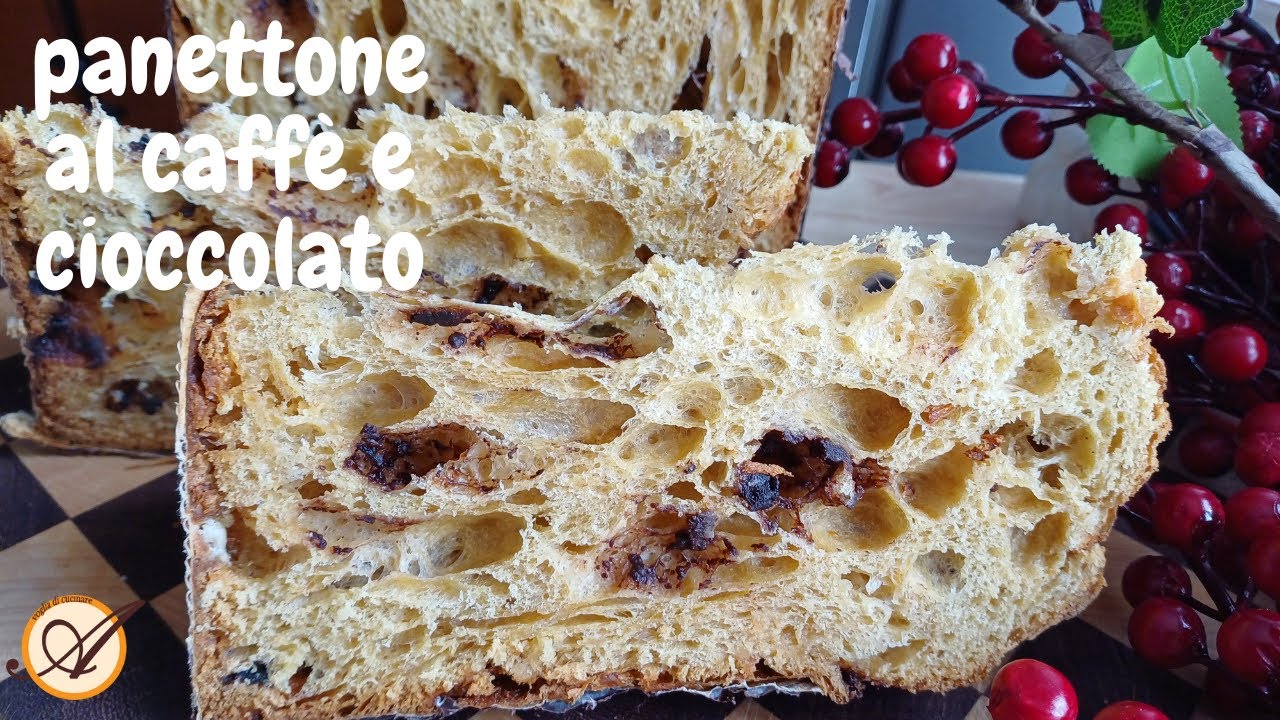 Panettone caffè e cioccolato