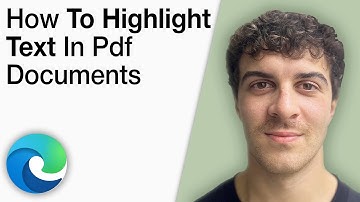 How To Highlight Text in PDF Documents in Microsoft Edge Browser Tutorial [2025 Full Guide]