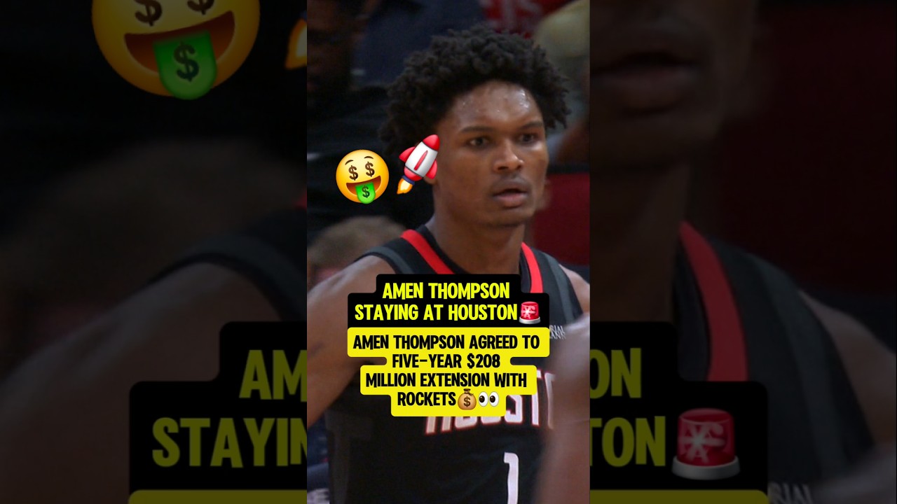 THOMPSON STAYING IN HOUSTON💰🔥