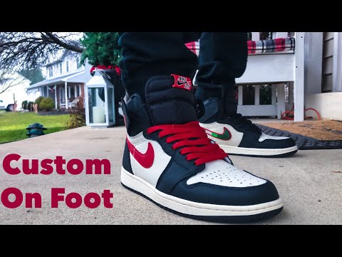 aj1 a star is born on feet