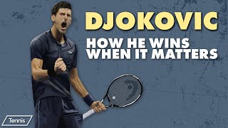 How Novak Djokovic Wins when it Matters
How Novak Djokovic Wins when it Matters
So many factors aid Novak Djokovic’s quest to be the Champion of Champions; but perhaps his most potent weapon is his sheer mental toughness. Very few in the game can deal with pressure quite like Novak – when he’s seemingly down and out, he somehow finds a way.
Join the Tennishead CLUB, the world’s best online tennis community, and receive over $700 of incredible gifts including a head-to-toe ASICS tennis outfit, exclusive coaching videos from Boris Becker, Dominic Thiem’s father & Novak Djokovic’s fitness trainer PLUS Tennishead magazine. Join us at https://Tennishead.net/club​ because tennis is everything.
Subscribe: https://tinyurl.com/BaselineTennis​ | 🔔Make sure to enable all push notifications!🔔
Watch our most recent videos: https://www.youtube.com/playlist?list​...
Subscribe to the Baseline Exchanges Podcast:
https://plnk.to/baseline-exchanges​
Follow Baseline Media on the socials:
Website: https://www.baseline-media.com​
Instagram: https://www.instagram.com/baselinemed​...
TikTok: https://www.tiktok.com/@baselinemedia_​
Twitter: https://twitter.com/BaselineMedia_​
About Baseline Tennis:
Baseline Tennis adds colour and context to the stories behind the game – both familiar and lesser-known.
Standing apart from the maelstrom of the 24/7 news cycle, Baseline Tennis provides informative, engaging and intelligent content on the past, present and future of the game, focusing on the stories that matter.
Our videos combine 3D imagery, motion graphics, archive footage, graphical illustrations and sound, to create rich and vivid storytelling, bringing the viewer immersive profiles of players, tournaments, key moments from history, the skills of the game and major discussion points.
Its tennis. But viewed differently.
#novakdjokovic #djokovic #mindfulness How Novak Djokovic Wins when it Matters