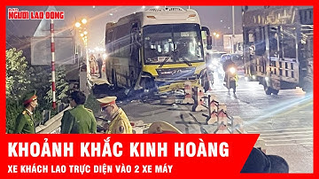 Chỉ một giây lạc tay lái: Xe khách gây thảm kịch với 2 xe máy trên cầu Thanh Trì | Tin tức