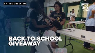 R.I.S.E. Corps hosts 6th annual back-to-school giveaway in Battle Creek