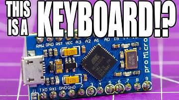 How To Turn An Arduino Into A USB Keyboard Or Mouse! | ATMega32U4