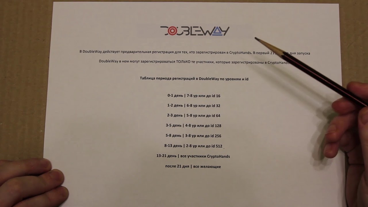 DoubleWay (2 видео). Предварительная регистрация