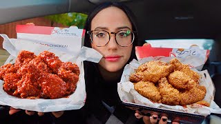 KOREAN CRISPY FRIED CHICKEN MUKBANG 먹방 | bb.q CHICKEN  🇰🇷 🇺🇸 🔥 🍗