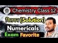 90% Students Fail This! Solution Numericals | Chemistry Class 12 | very important question