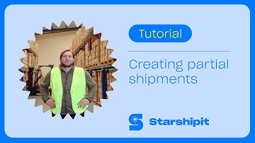 Creating partial shipments