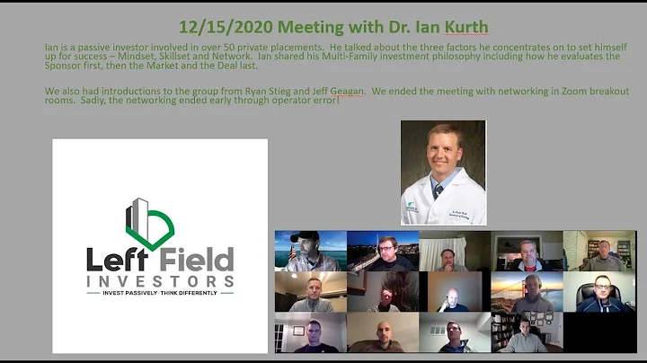 Left Field Investors Meeting 12/14/2020 with Dr. I...