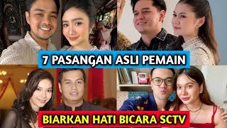 7 REAL-LIFE COUPLES OF THE BIARKAN HATI BICARA SCTV SOAP OPERA CAST