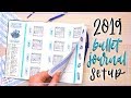 My 2019 Bullet Journal Setup || Migrating Into a New Bullet Journal