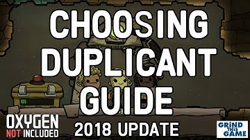 Oxygen Not Included Beginner Guide - Choosing Your Duplicants (Dupes)