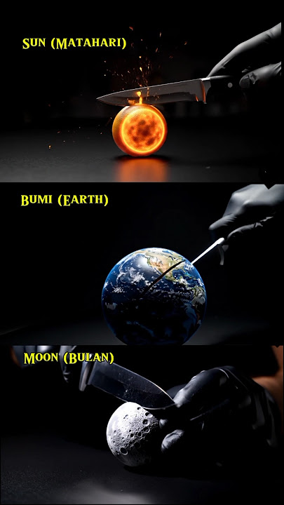 Download lagu ASMR Matahari, Bumi dan Bulan π± #shorts