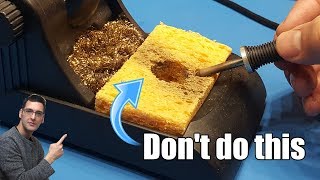 SDG #052 How to look after your soldering iron tip - Soldering Techniques #01