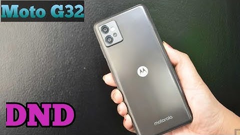 How To Enable Do Not Disturb Mode In Moto G32,Moto G32 Dnd Kaise Activate Karen,