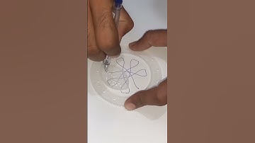 Most satisfying spirograph curved pattern #shorts #3Ddrawstudio