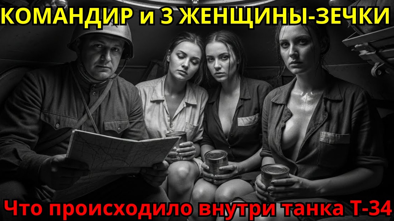 40 ДНЕЙ в ТАНКЕ: КОМАНДИР и 3 ЖЕНЩИНЫ-ЗЕЧКИ заперты внутри Т-34! Что там происходило?