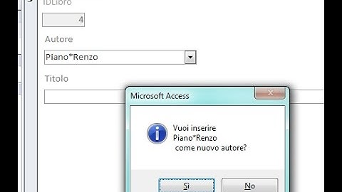 Come aggiungere un valore a una casella combinata in Microsoft Access
