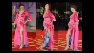 فضيحة لطيفة احرار تثير الجدل بقفطان شبه عاري مجددا LATIFA AHRAR FADIHA