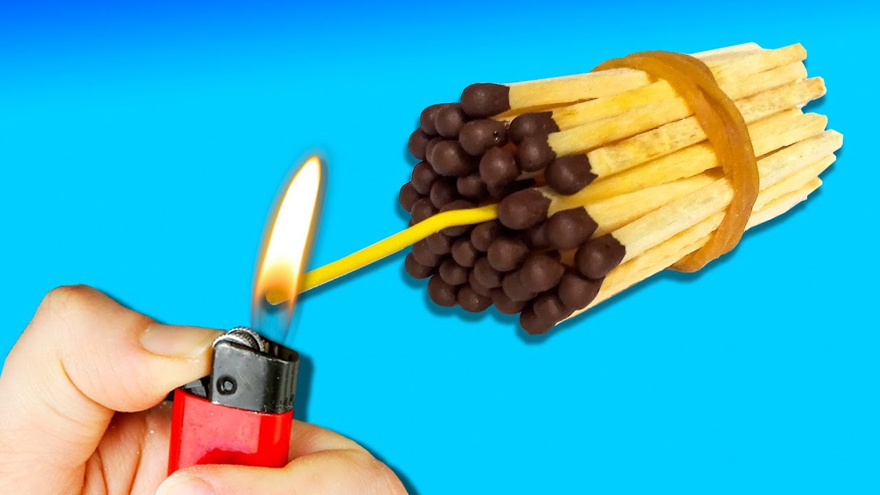 14 AWESOME HACKS WITH MATCHES AND LIGHTERS YOU SHOULD TRY