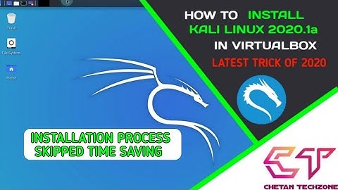 HOW TO INSTALL KALI LINUX 2020.1A IN VIRTUAL BOX BY SKIPPING INSTALLATION PROCESS Full HD 1080p