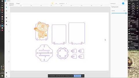 Makeblock Laserbox 1 - Tour of built in project