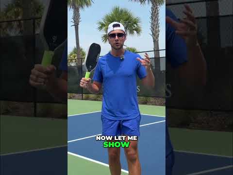 Don't panic on fast shots! #pickleball #pickleballtips