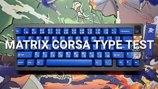 MATRIX CORSA | Type Test | Afflion Panda | GMK Striker screenshot 4