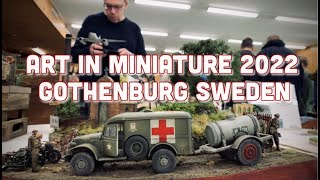 Model show in Sweden. Art in Miniatures 2022. Scale model contest/exhibition. https://diowork.se/