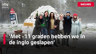 Download Lagu Een groep vrienden maken een iglo en zetten hem vervolgens te koop | RTV Drenthe MP3