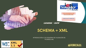 INTRODUCCIÓN A XSD(ESQUEMAS DE XML)