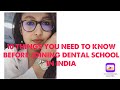 10 things you need to know before you join dental school