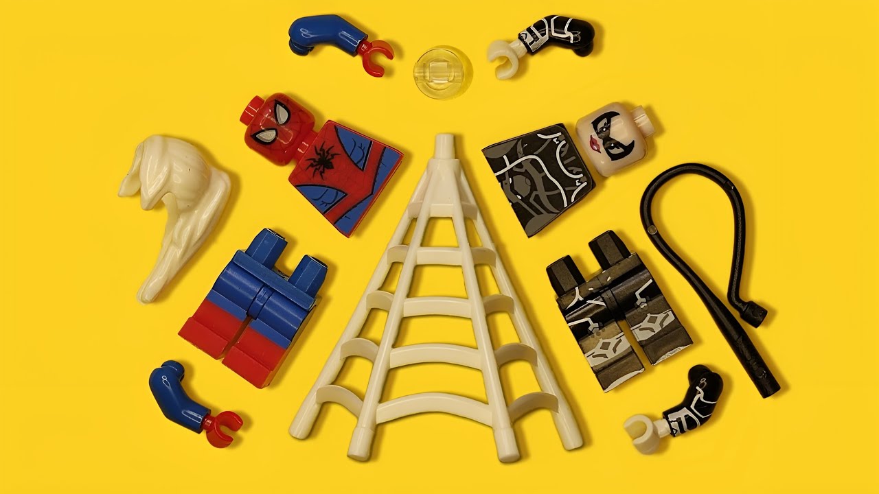 LEGO Spider-Man & Black Cat | Marvel's Spider-Man (PS4) | Unofficial Minifigure | Marvel