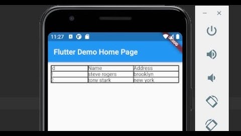 Flutter Tutorial | Convert SQFLITE Data Into Map & Display That Data In Table UI