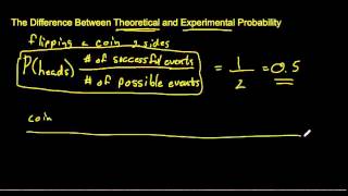 Experimental and Theoretical Probability   Basic Probability