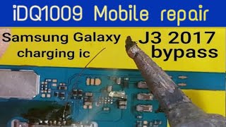 Samsung Galaxy J3 2017 Charging ic bypass charging ic bypass 100% charging working idq1009.official